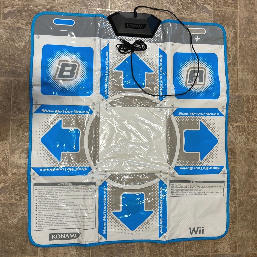 Konami Dance Dance Revolution Hottest Party Nintendo Wii Game Controller Mat